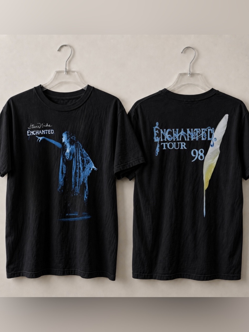 Stevie Nicks Enchanted Tour 1998 Fleetwood Mac Band Tee - Gildan 5000